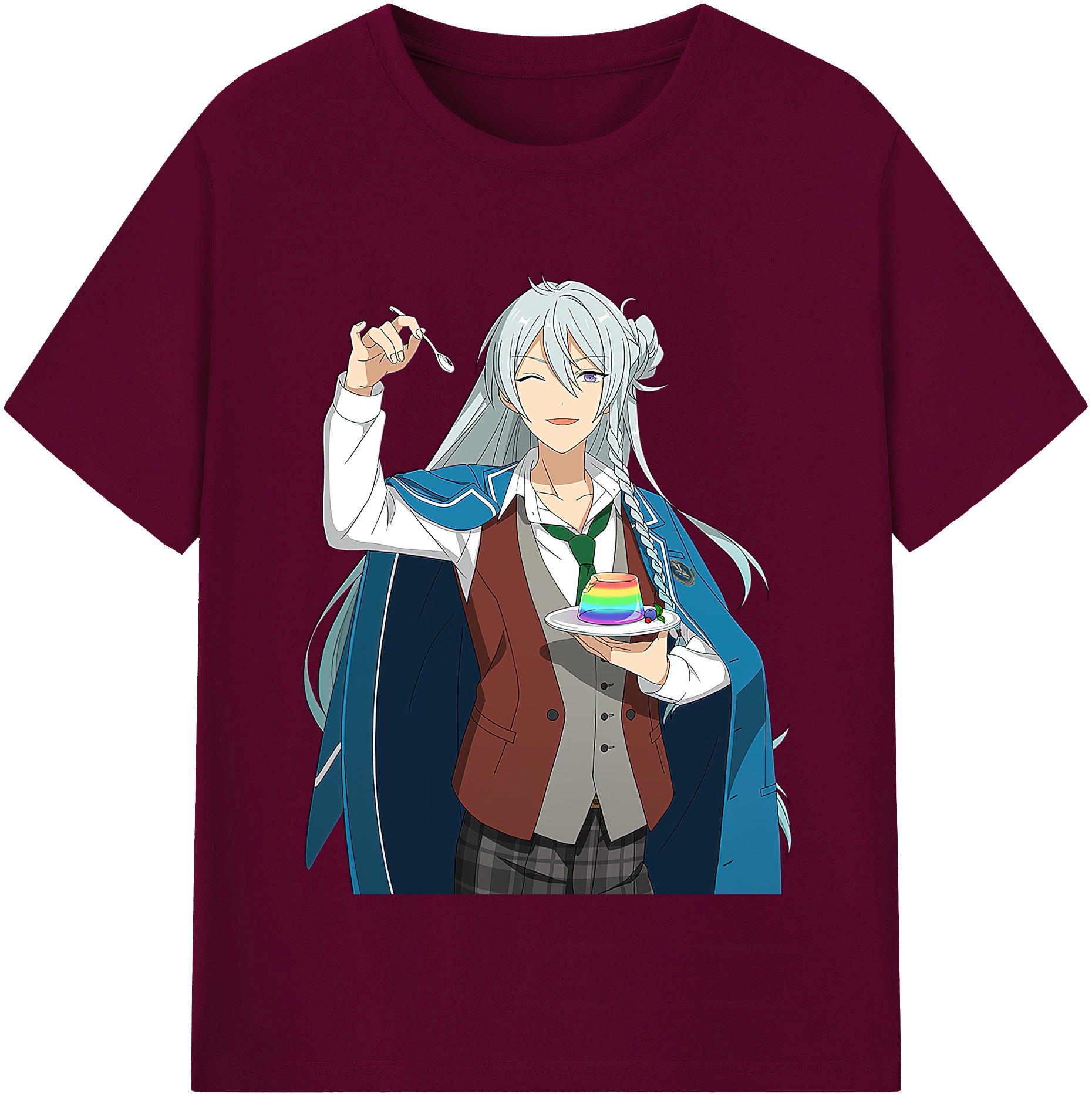 （画像用） あんさんぶるスターズ! Ensemble Stars レディースカジュアルプリントTシャツ（綿100％）